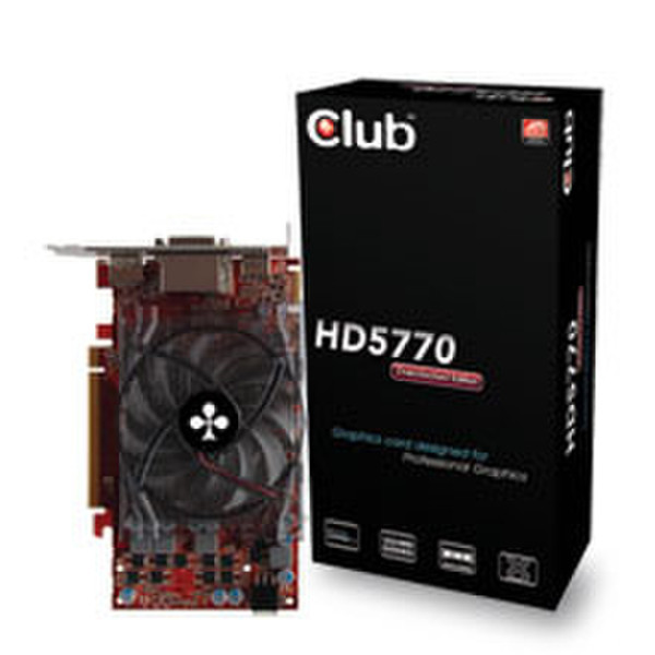 CLUB3D HD5770 Overclocked Edition 1ГБ GDDR5