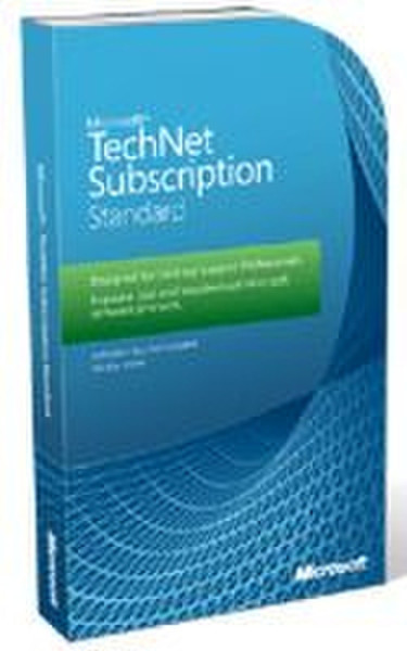 Microsoft TechNet Subscription Standard 2010, EN, RNW