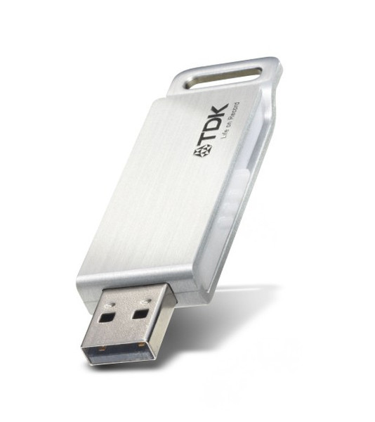 TDK Trans-It Edge, 32GB 32ГБ USB 2.0 Тип -A Cеребряный USB флеш накопитель