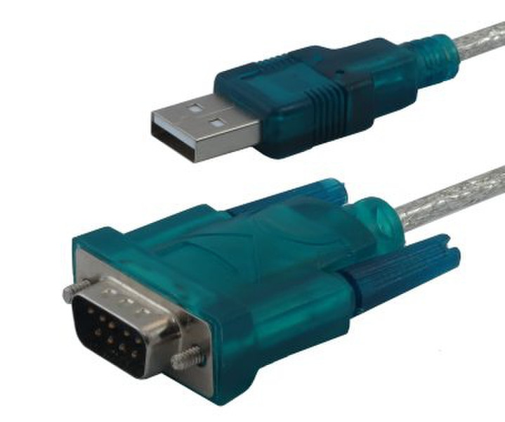 Ultron 63209 USB 9-pin D-Sub Зеленый, Cеребряный кабельный разъем/переходник