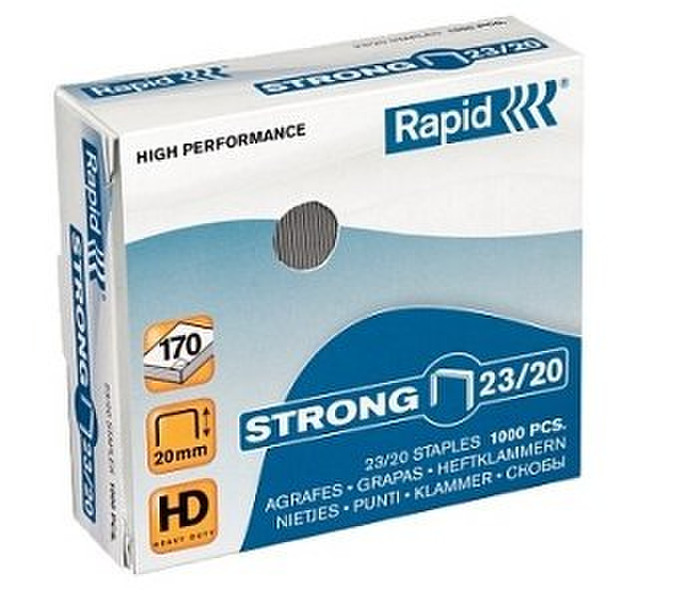 Rapid 23/20 Staples pack 1000скоб