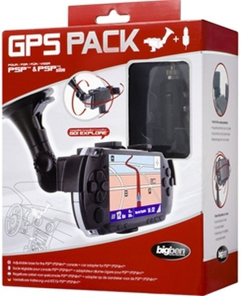 Bigben Interactive GPS Car Kit Active Black navigator mount/holder