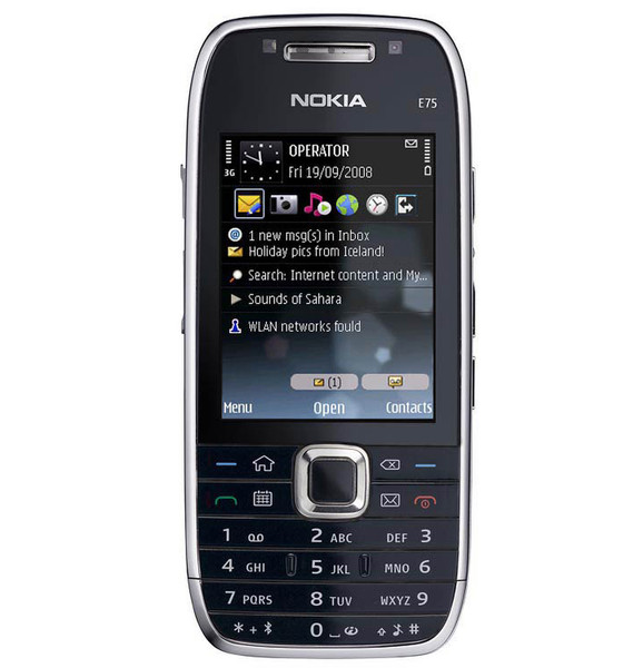 Nokia E75 Black smartphone
