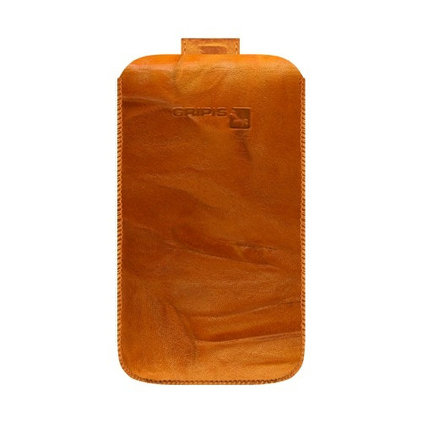 Gripis Apple iPhone 3G 3GS Echt Leder Tasche Slider Orange