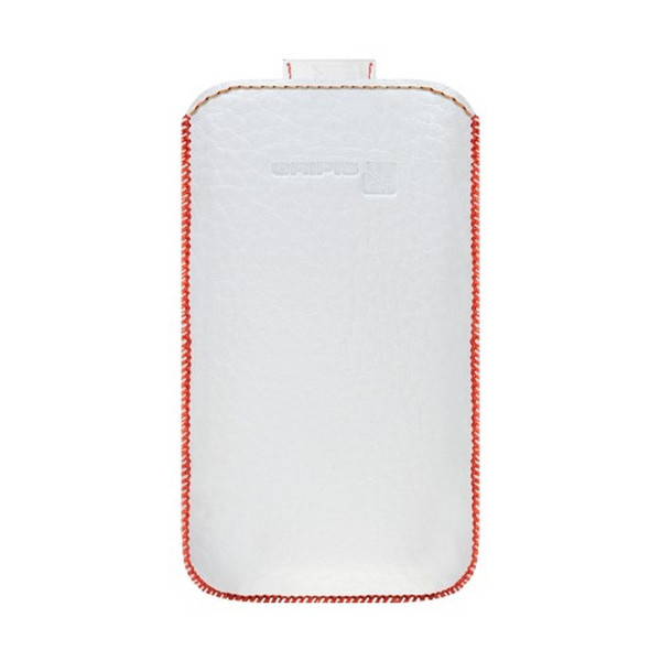 Gripis Apple iPhone 3G 3GS Echt Leder Tasche Slider White