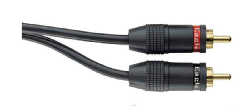 Eagle RCA cable 4м Черный аудио кабель