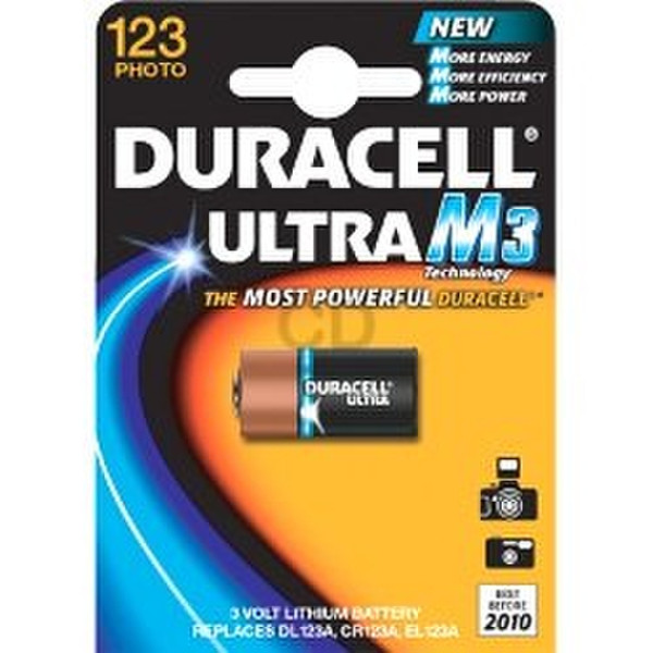 Duracell DL123 Литиевая 3В батарейки