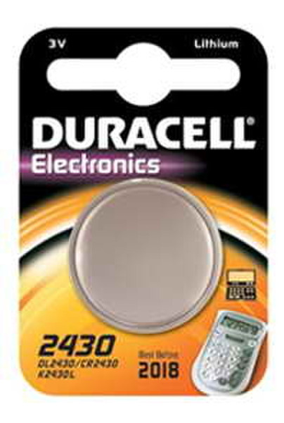 Duracell DL2430 Литиевая 3В батарейки