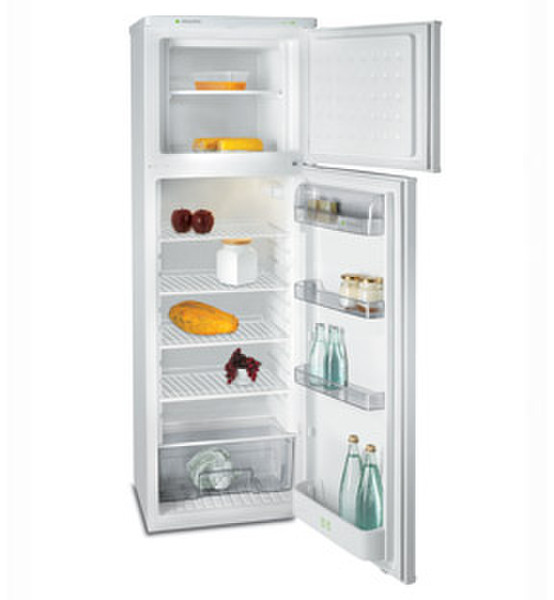 Aspes AFD166 Отдельностоящий Белый холодильник с морозильной камерой