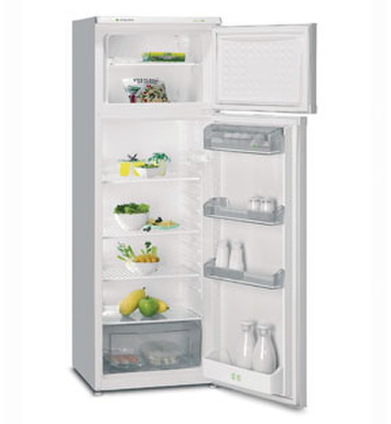 Aspes AFD160 freestanding 265L White fridge-freezer
