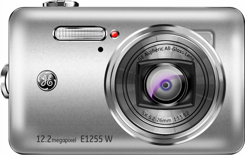 GE Power E1255W Компактный фотоаппарат 12.2МП CCD 4032 x 3024пикселей Cеребряный