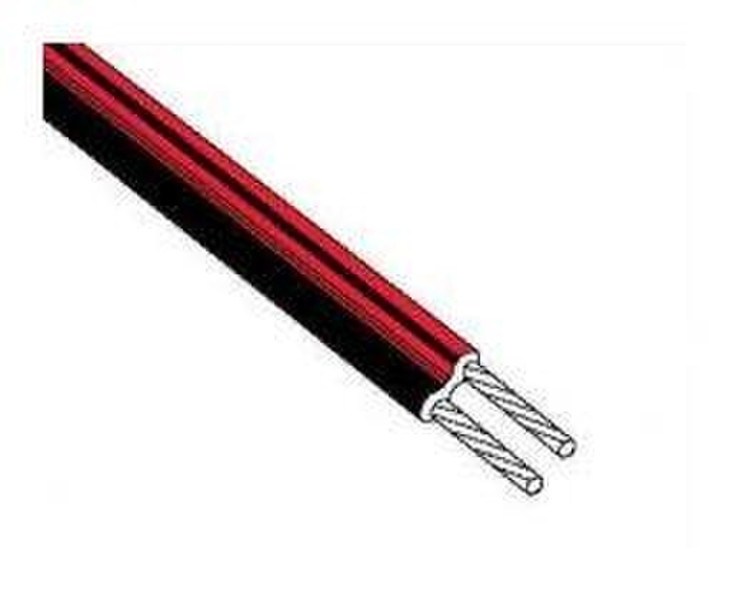Deltac Speaker cable 2 x 0.40 mm ² red / black audio cable