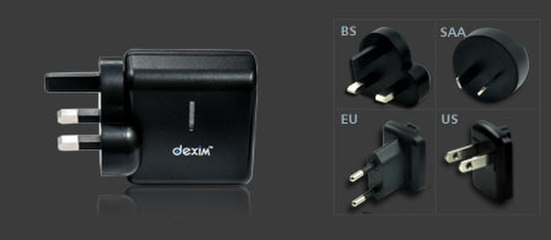 Dexim DCU058 Schwarz Netzteil & Spannungsumwandler