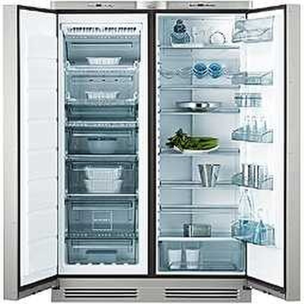 AEG S-75578-KG3 Отдельностоящий Нержавеющая сталь side-by-side холодильник