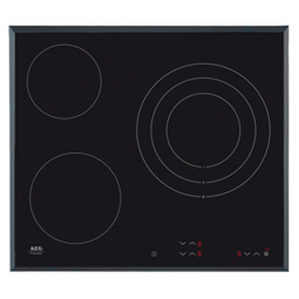 AEG 64130-KF-n Встроенный Ceramic hob Черный