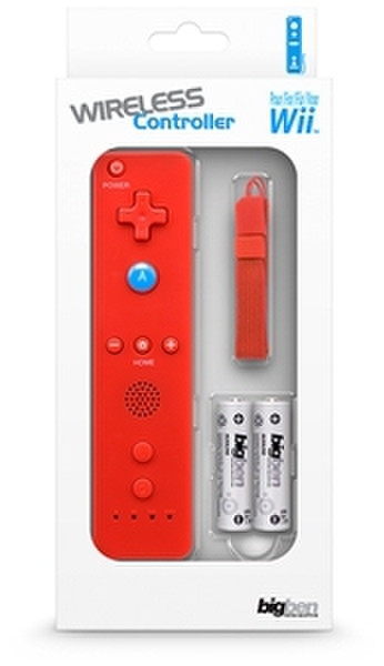 Bigben Interactive Wii Remote Control [red] remote control