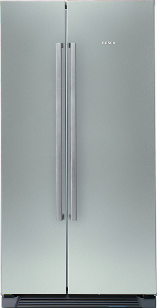 Bosch KAN56V40 Freistehend 537l Silber Side-by-Side Kühlkombination