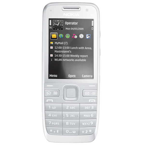 Nokia E52 White smartphone