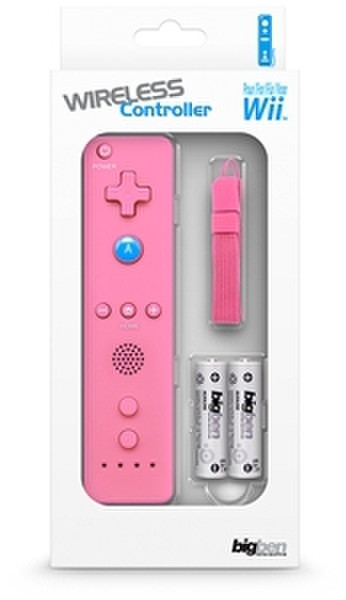 Bigben Interactive Wii Remote Control [pink] remote control