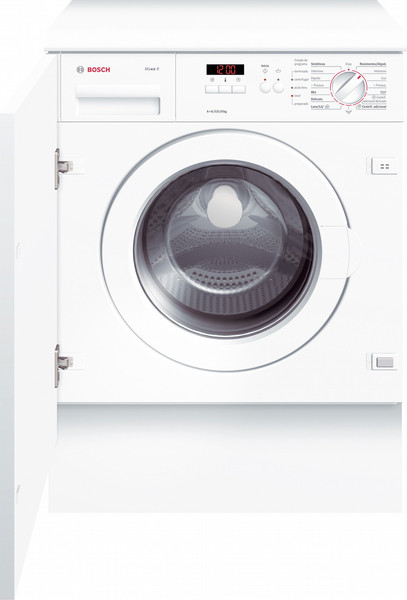 Bosch WIE24260EE Встроенный Фронтальная загрузка 6кг 1200об/мин Белый стиральная машина