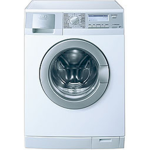 AEG L-84950-A freestanding Front-load 8kg 1400RPM A++ Silver,White washing machine