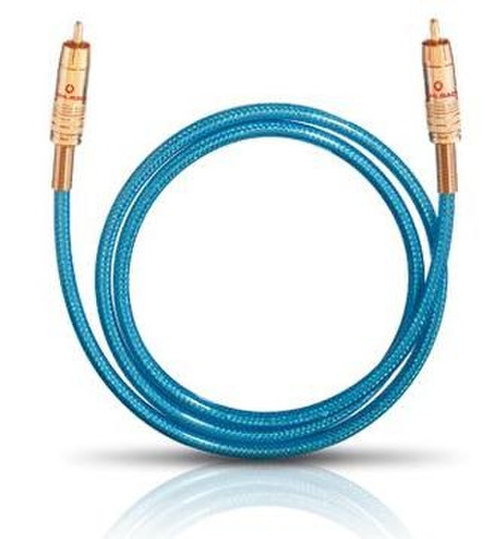 OEHLBACH 2065 1m RCA RCA Blue coaxial cable