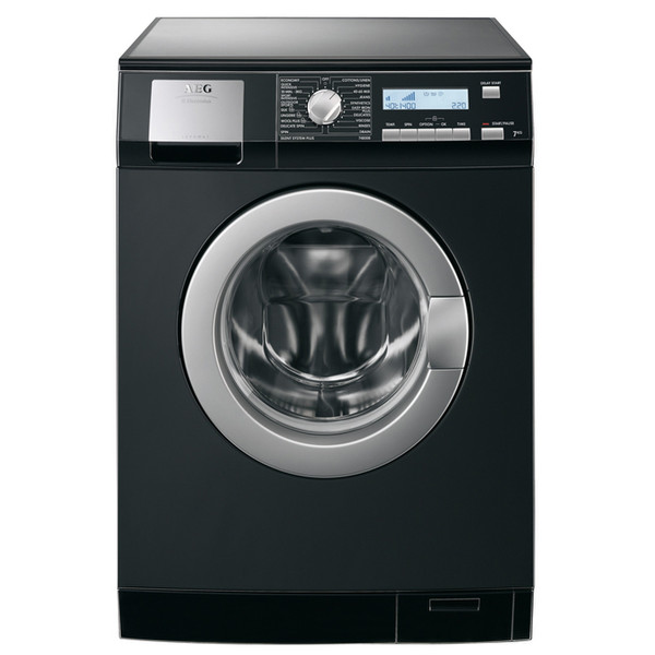 AEG L-74950-b freestanding Front-load 8kg 1400RPM A++ Black washing machine