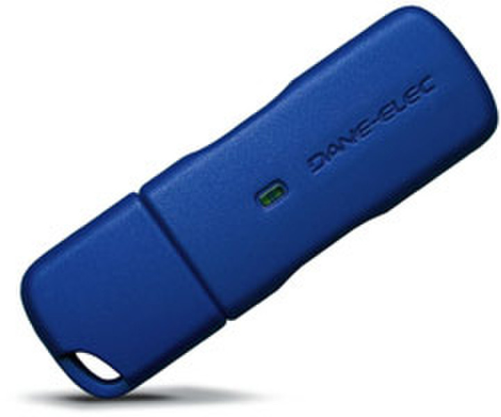 Dane-Elec zLight 2GB 4ГБ USB 2.0 Тип -A Синий USB флеш накопитель