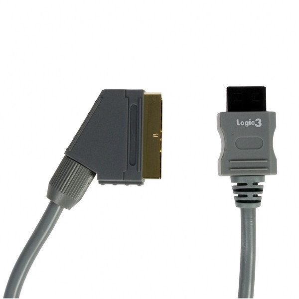 Logic3 Wii RGB Scart Cable 2m Grey