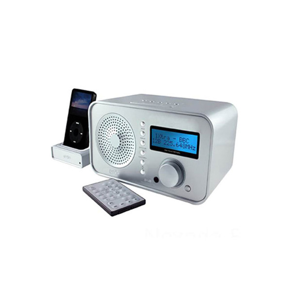 Eton Sound 102 iPod Silver Clock Digital Silver