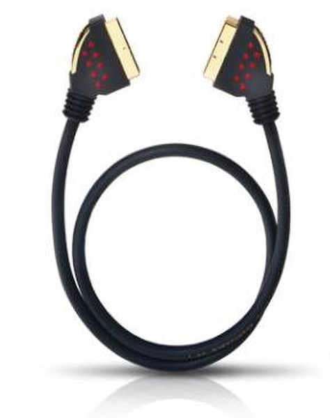 OEHLBACH SCA 2003 Audio/Video, 1m 1m SCART (21-pin) SCART (21-pin) Black SCART cable
