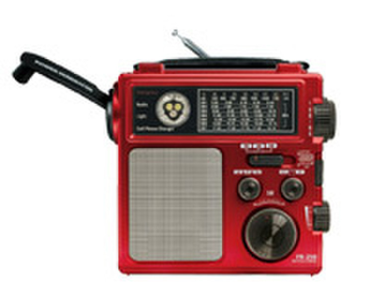 Eton FR 250 Red Портативный Аналоговый Красный радиоприемник