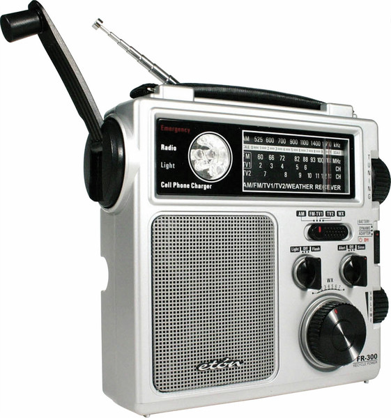 Eton FR 250 Silver Портативный Аналоговый Cеребряный радиоприемник