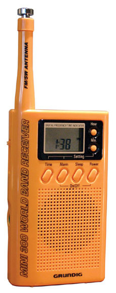 Eton MINI 300 PE Yellow Portable Analog Yellow