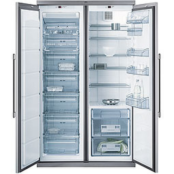 AEG S-76528-KG Встроенный A Нержавеющая сталь side-by-side холодильник
