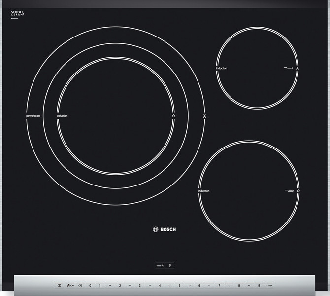 Bosch PID685N24E Встроенный Induction hob Черный плита