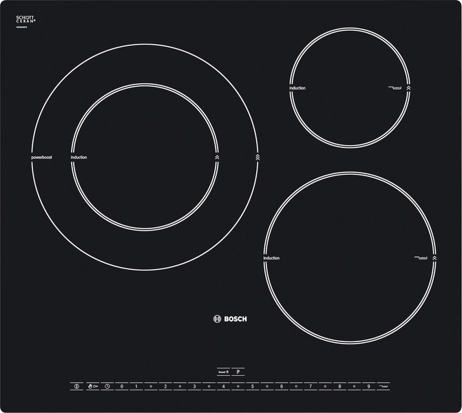 Bosch PIK601N24E Встроенный Induction hob Черный плита