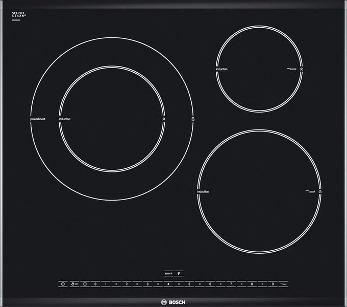 Bosch PIK675N24E Встроенный Induction hob Черный плита