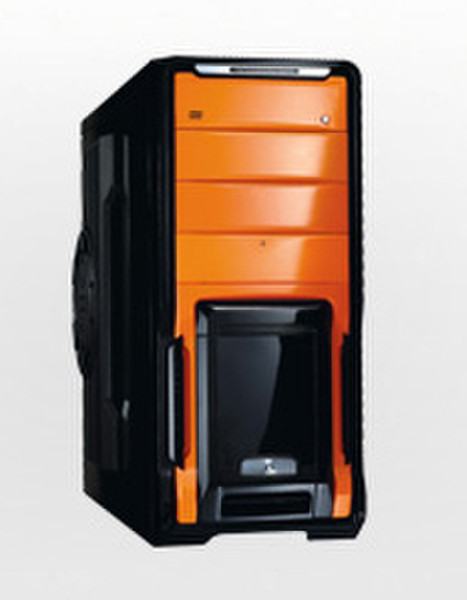 Techsolo TC-ON8 Midi-Tower Black,Orange computer case