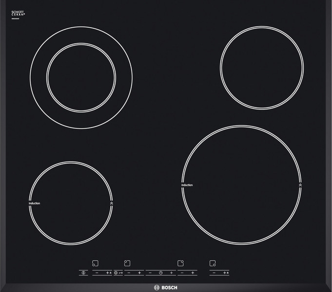 Bosch PIF651T14E Eingebaut Combi hob Schwarz Kochfeld