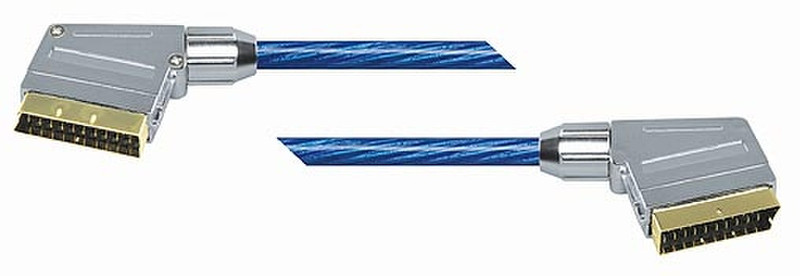 Skymaster Scart cable 1m 1m SCART (21-pin) SCART (21-pin) Blau SCART-Kabel