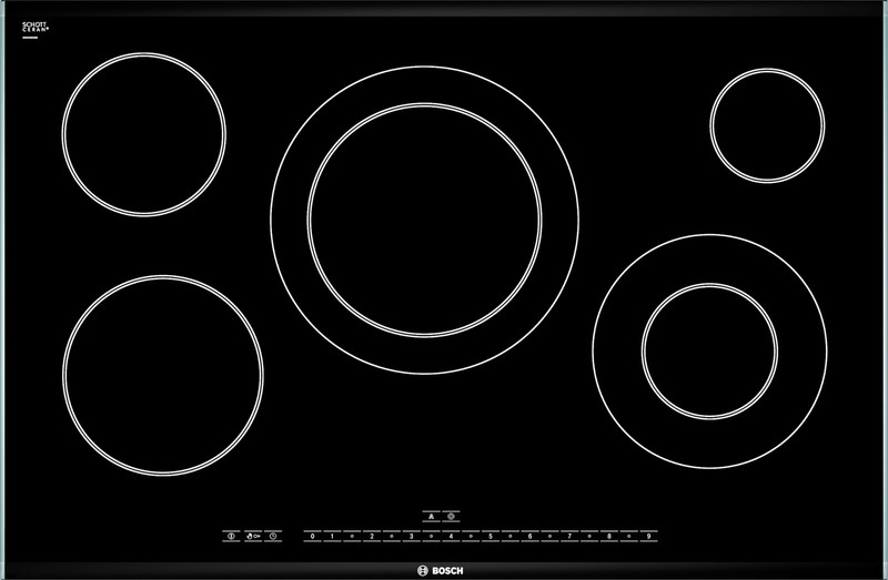 Bosch PKK875N14E Встроенный Electric hob Черный плита