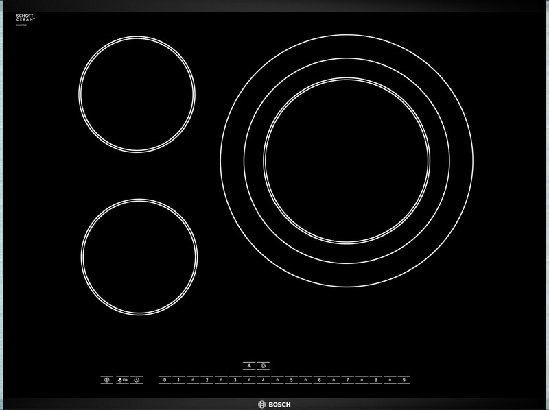 Bosch PKD775N14E Eingebaut Ceramic hob Schwarz Kochfeld