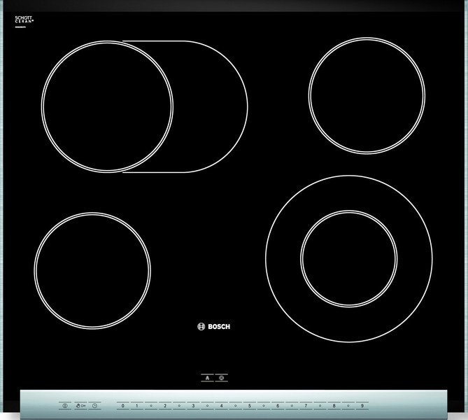 Bosch PKN685N14E Встроенный Ceramic hob Черный плита