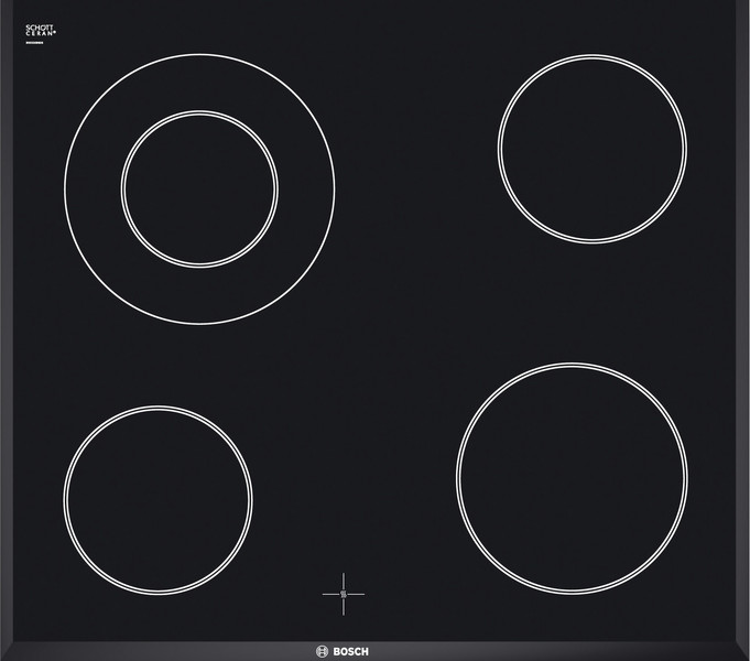 Bosch NVF651H14E Eingebaut Ceramic hob Schwarz Kochfeld