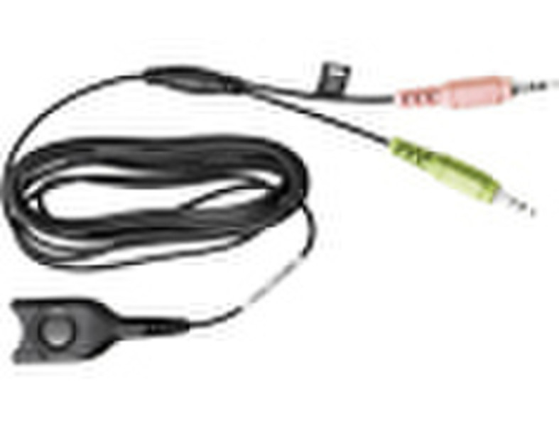 Sennheiser CEDPC 1 EasyDisconnect 2x 3.5mm Черный кабельный разъем/переходник