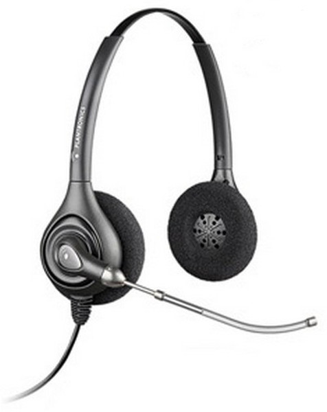 Plantronics HW261H Binaural Kopfband Schwarz Headset