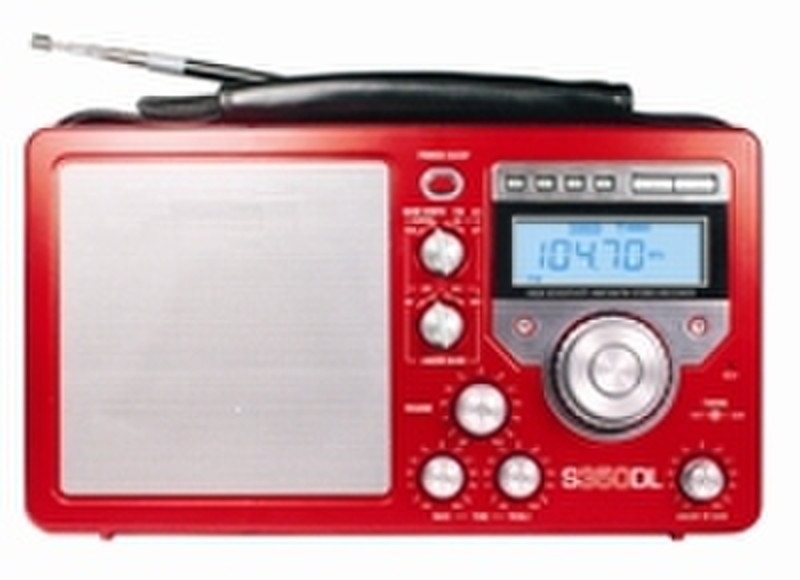Eton S350 Red Портативный Аналоговый Красный радиоприемник
