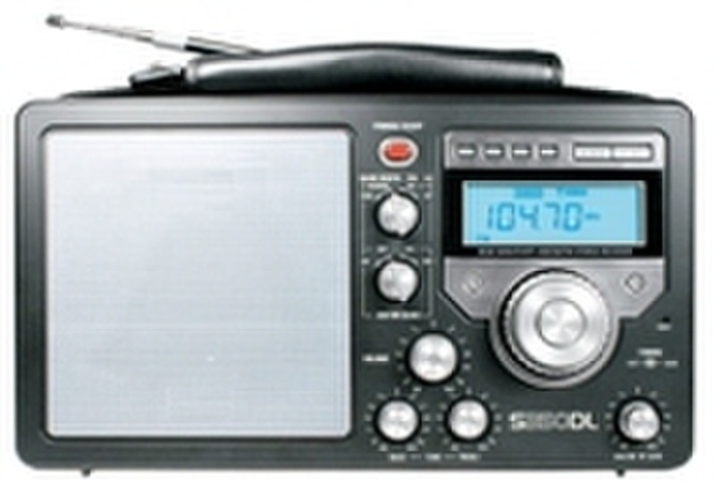 Eton S350 Black Tragbar Analog Schwarz Radio
