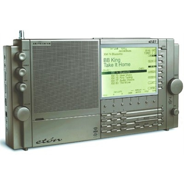 Eton E1 Dark silver Tragbar Digital Edelstahl Radio